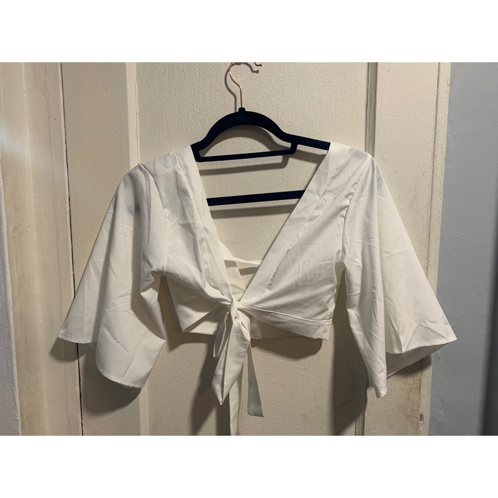 White summer top